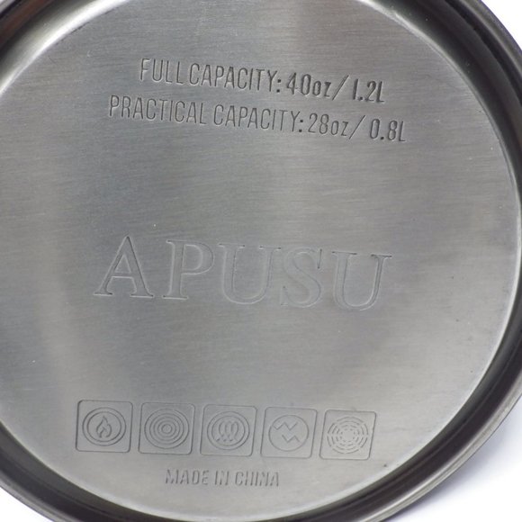 New APUSU Gooseneck Pour-Over Kettle/ Built-In Thermometer/ Stainless Steel - Picture 5 of 6